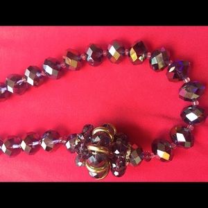 Lavender colored necklace